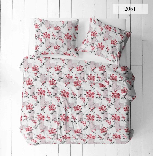 Pościel 200x200 + 2 Poszewki 100% Bawełna P2061 Famitex