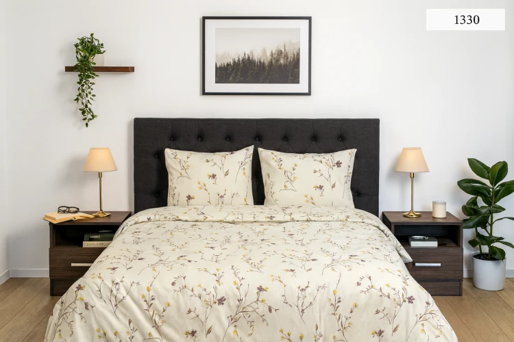 Pościel 180x200 + 2 Poszewki 100% Bawełna P1330 Famitex