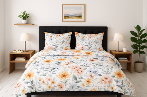 Pościel 180x200 + 2 Poszewki 100% Bawełna P1832 Famitex