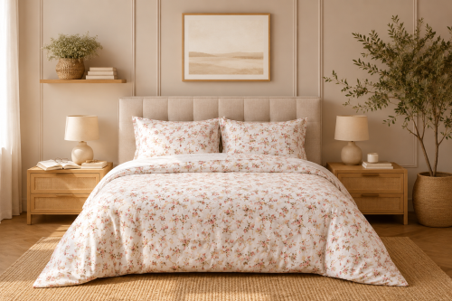 Pościel 220x200 + 2 Poszewki 100% Bawełna P1276 Famitex
