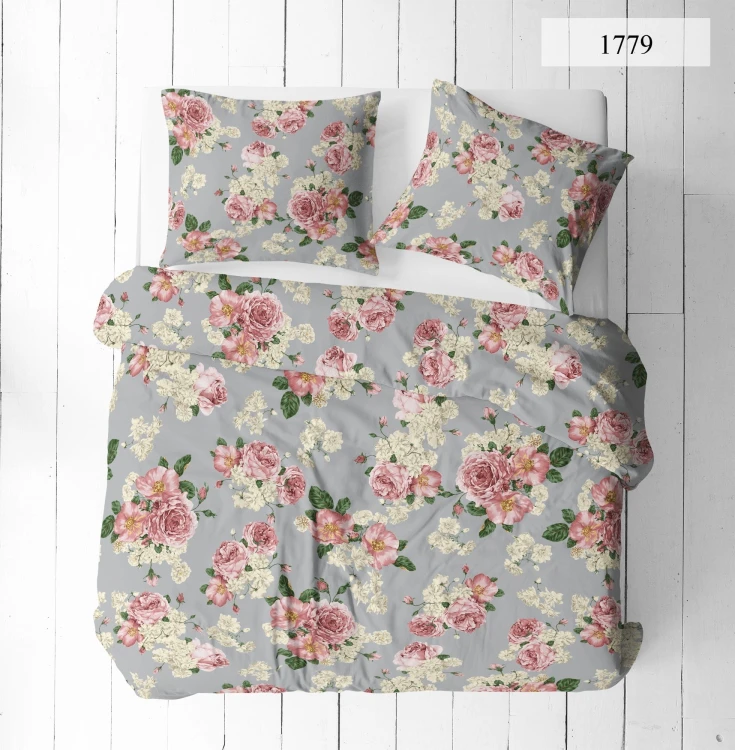 Pościel 140x200 + 2 Poszewki 100% Bawełna P1779 Famitex