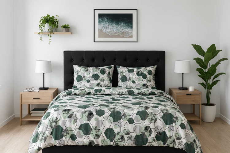 Pościel 150x200 + 2 Poszewki 50x60 100% Bawełna P1612 Famitex