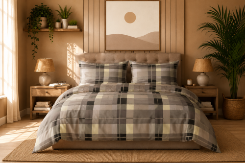 Pościel 150x200 + 2 Poszewki 50x60 100% Bawełna P2026 Famitex