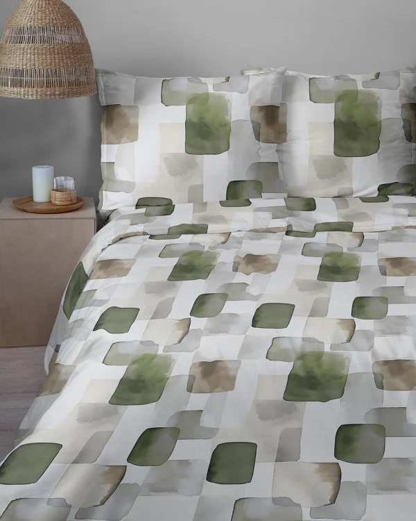 Pościel 160x200 + 2 Poszewki Satyna 100% Bawełna 5994B Detexpol