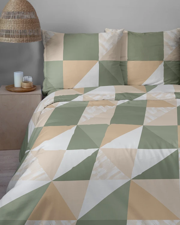 Pościel 160x200 + 2 Poszewki Satyna 100% Bawełna 6006A Detexpol