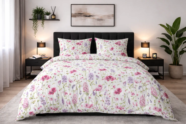 Pościel 200x200 + 2 Poszewki 100% Bawełna P1999 Famitex