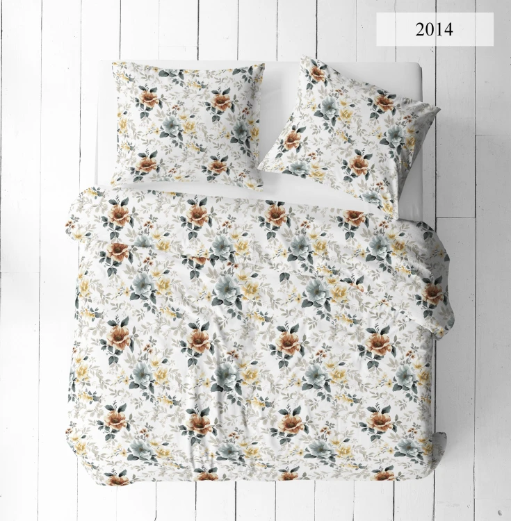 Pościel 220x200 + 2 Poszewki 100% Bawełna P2014 Famitex