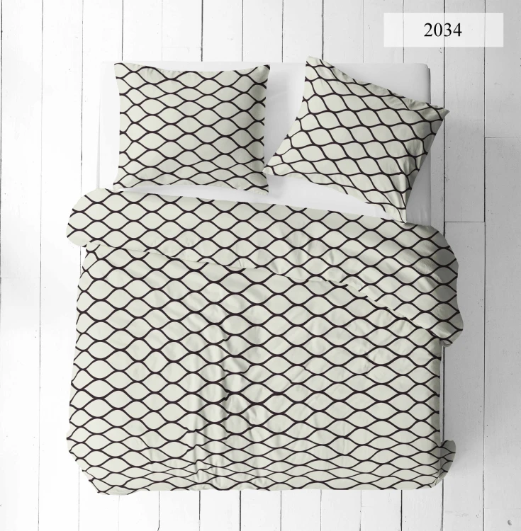 Pościel 200x200 + 2 Poszewki 100% Bawełna P2034 Famitex