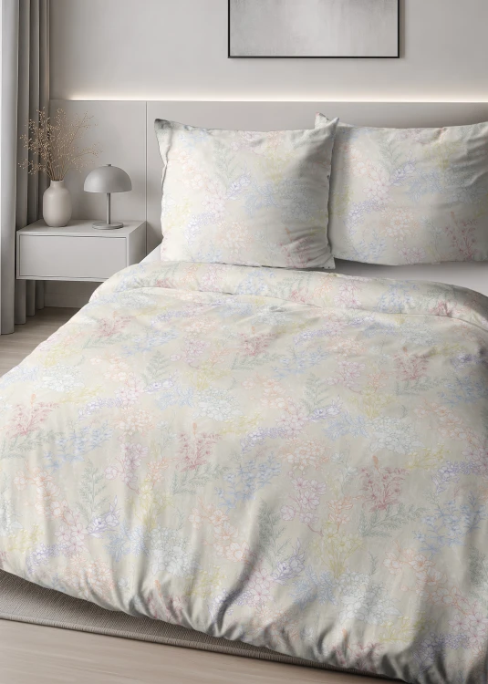 Pościel 160x200 + 2 Poszewki Satyna 100% Bawełna 6064A Detexpol