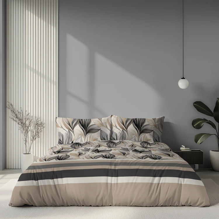 Pościel 160x200 + 2 Poszewki Satyna 100% Bawełna 6066A Detexpol