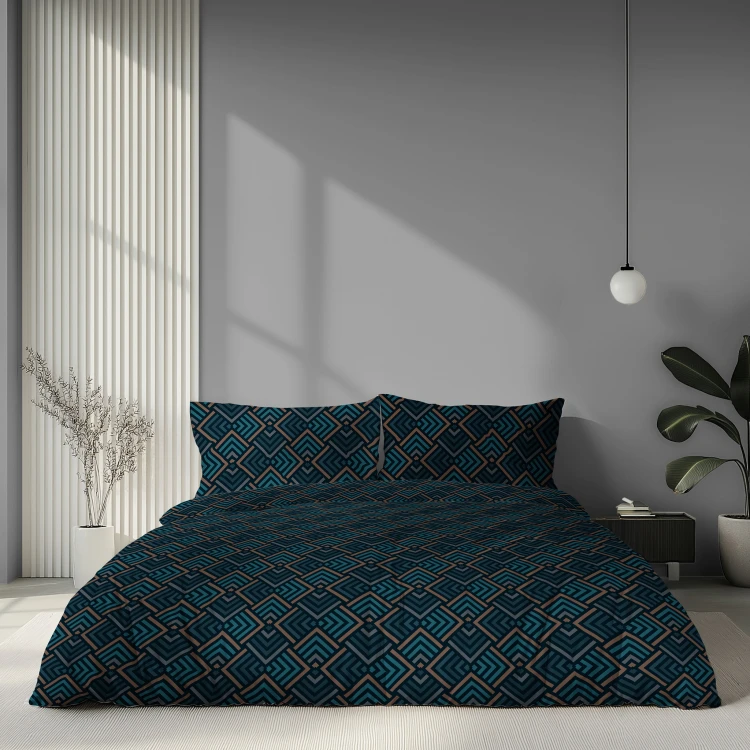 Pościel 160x200 + 2 Poszewki Satyna 100% Bawełna 6069A Detexpol