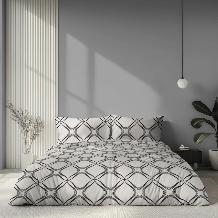 Pościel 160x200 + 2 Poszewki Satyna 100% Bawełna 6070A Detexpol