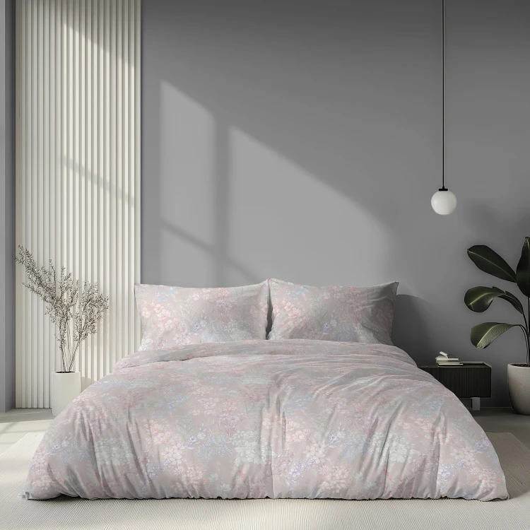 Pościel 180x200 + 2 Poszewki Satyna 100% Bawełna 6064B Detexpol