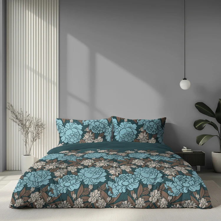 Pościel 180x200 + 2 Poszewki Satyna 100% Bawełna 6065A Detexpol