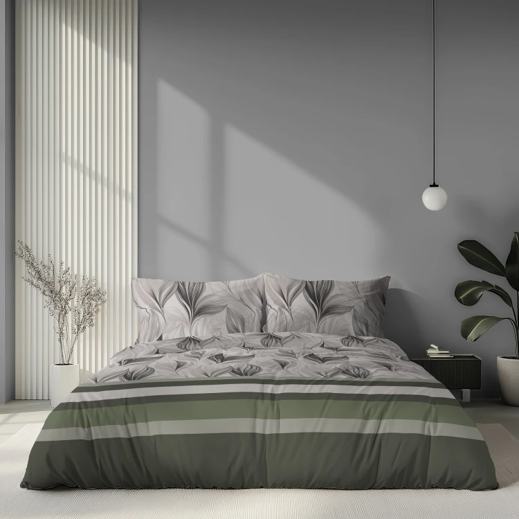 Pościel 180x200 + 2 Poszewki Satyna 100% Bawełna 6066B Detexpol