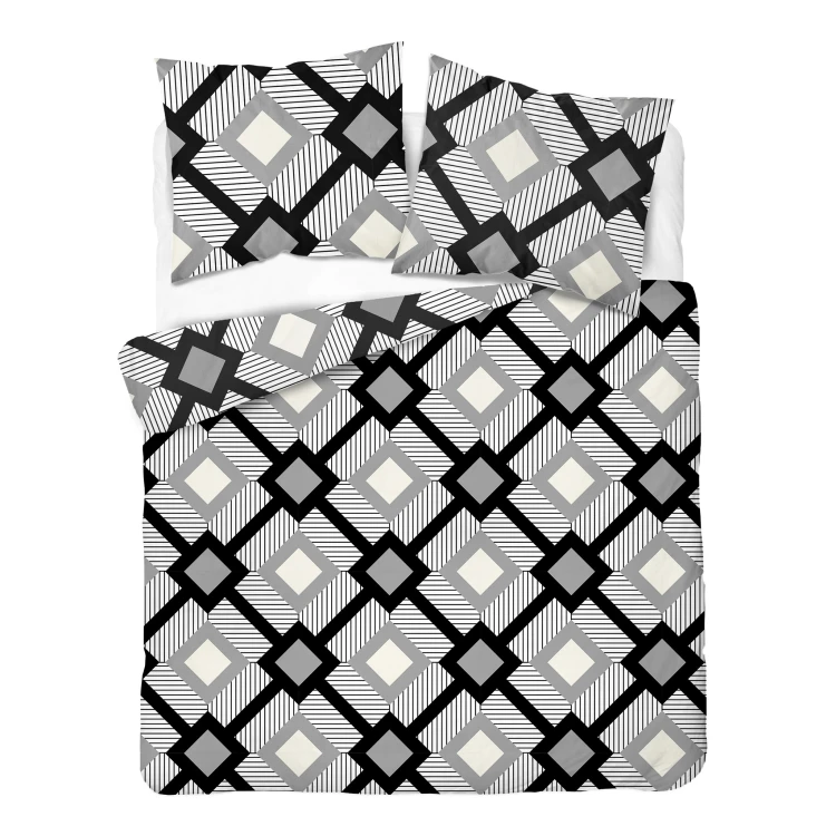 Pościel 180x200 + 2 Poszewki Satyna 100% Bawełna 6068A Detexpol
