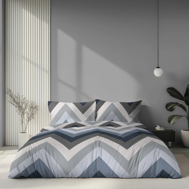 Pościel 220x200 + 2 Poszewki Satyna 100% Bawełna 6063B Detexpol