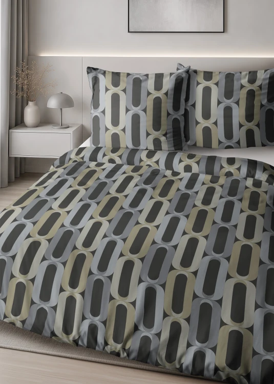 Pościel 220x200 + 2 Poszewki Satyna 100% Bawełna 6071A Detexpol