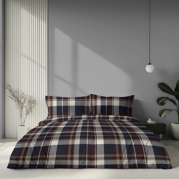 Pościel 220x200 + 2 Poszewki Satyna 100% Bawełna 6072A Detexpol