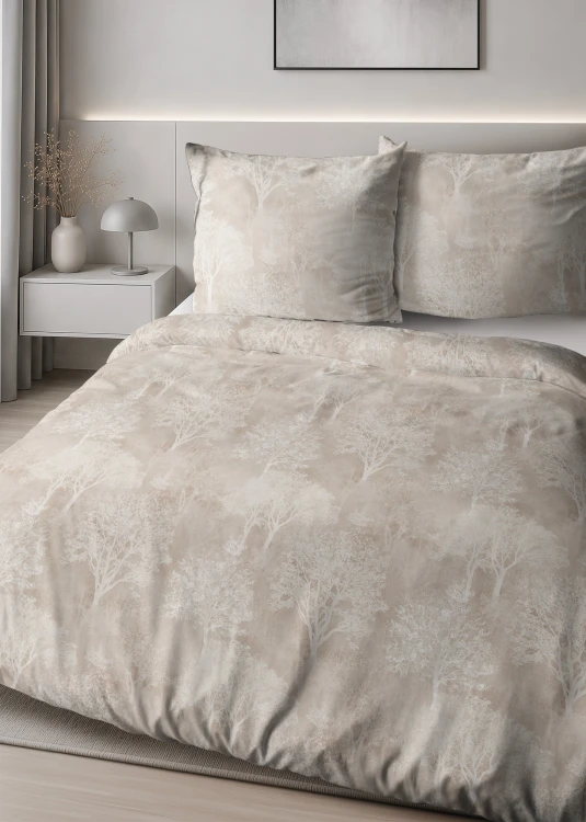 Pościel 220x200 + 2 Poszewki Satyna 100% Bawełna 6073B Detexpol