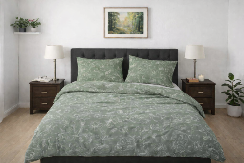 Pościel 160x200 + 2 Poszewki 50x70 100% Bawełna P2039 Famitex