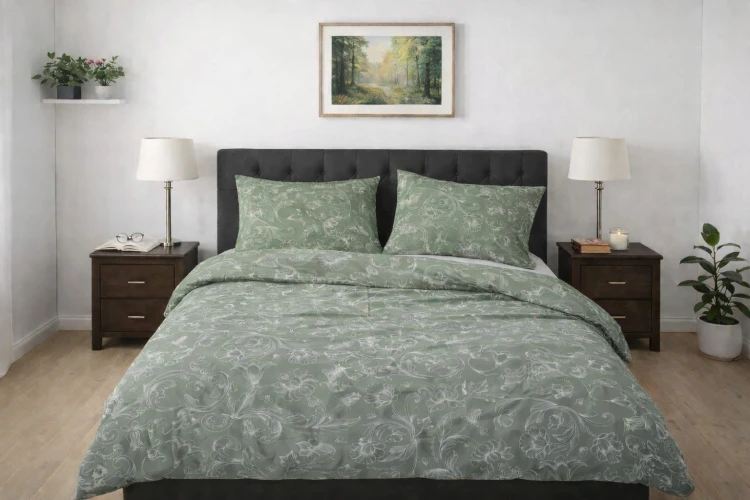 Pościel 160x200 + 2 Poszewki 50x70 100% Bawełna P2039 Famitex