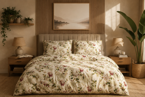 Pościel 220x200 + 2 Poszewki 100% Bawełna P2060 Famitex