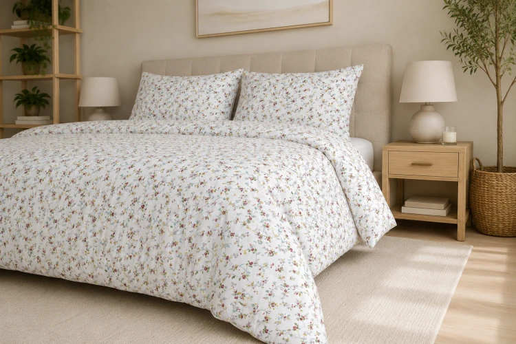 Pościel 200x200 + 2 Poszewki 100% Bawełna P1126 Famitex