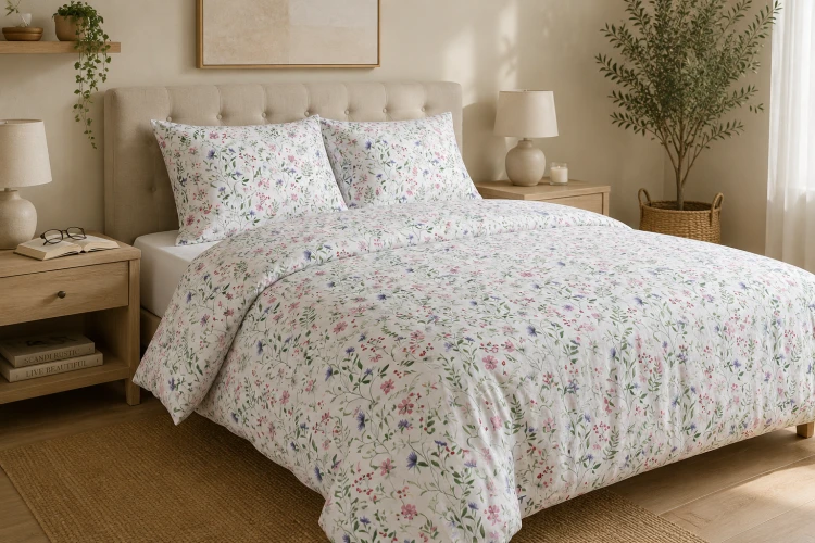 Pościel 200x200 + 2 Poszewki 100% Bawełna P2077 Famitex