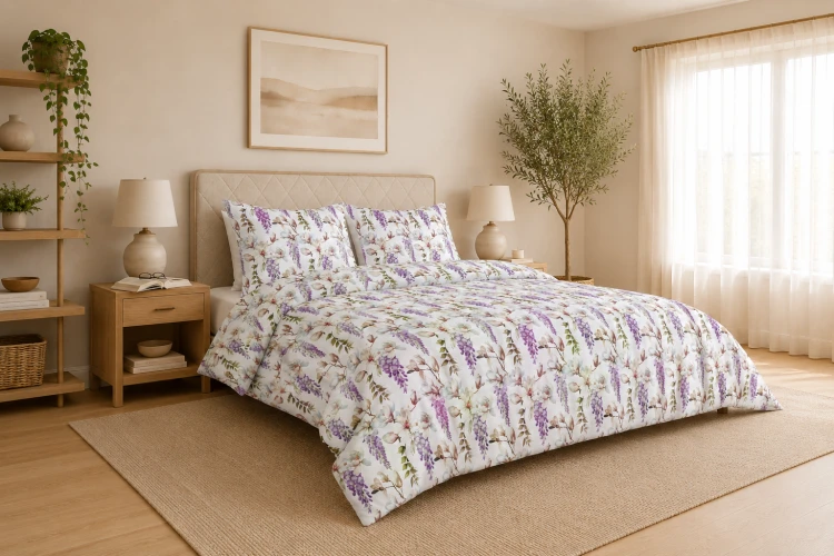 Pościel 200x200 + 2 Poszewki 100% Bawełna P2101 Famitex