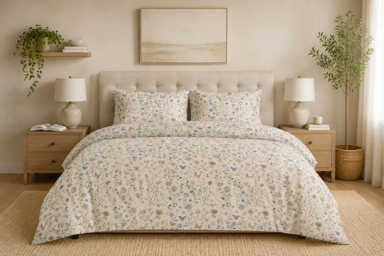 Pościel 220x200 + 2 Poszewki 100% Bawełna P2076 Famitex