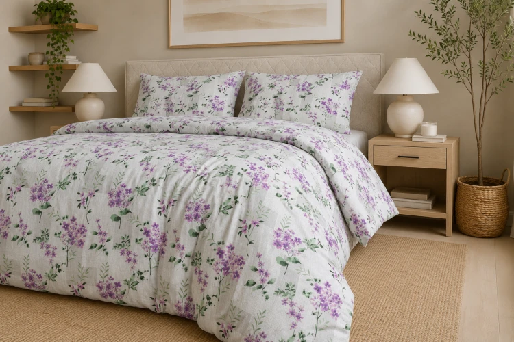 Pościel 220x200 + 2 Poszewki 100% Bawełna P2062 Famitex