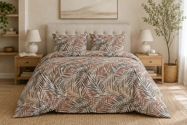 Pościel 200x200 + 2 Poszewki 100% Bawełna P2088 Famitex