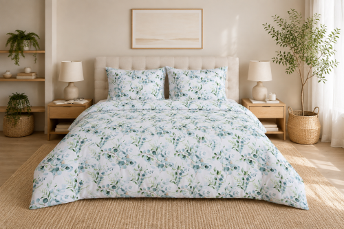 Pościel 200x200 + 2 Poszewki 100% Bawełna P2094 Famitex