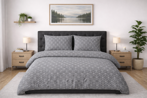 Pościel 200x200 + 2 Poszewki 100% Bawełna P2058 Famitex