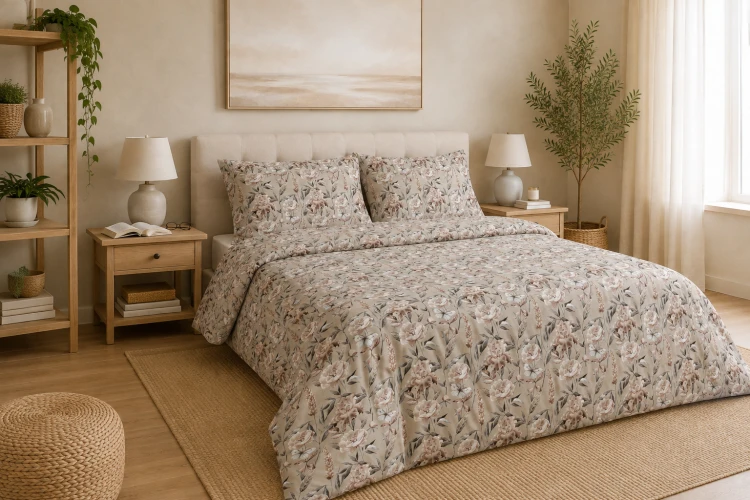 Pościel 180x200 + 2 Poszewki 100% Bawełna P2086 Famitex