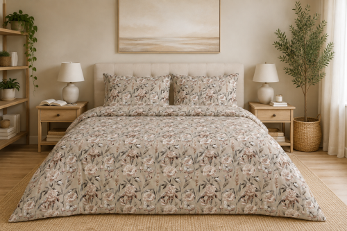 Pościel 200x200 + 2 Poszewki 100% Bawełna P2086 Famitex