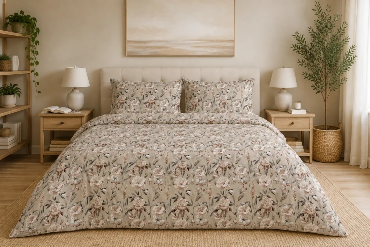 Pościel 220x200 + 2 Poszewki 100% Bawełna P2086 Famitex