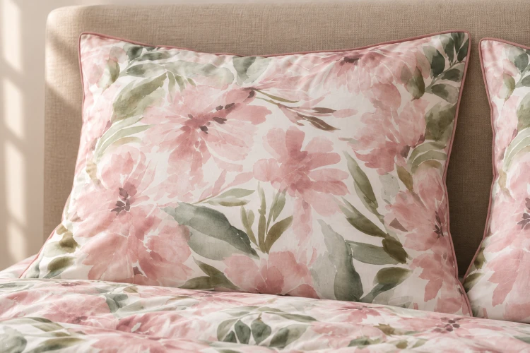 Pościel 160x200cm + 2 Poszewki 100% Bawełna Perkal 5976B Detexpol