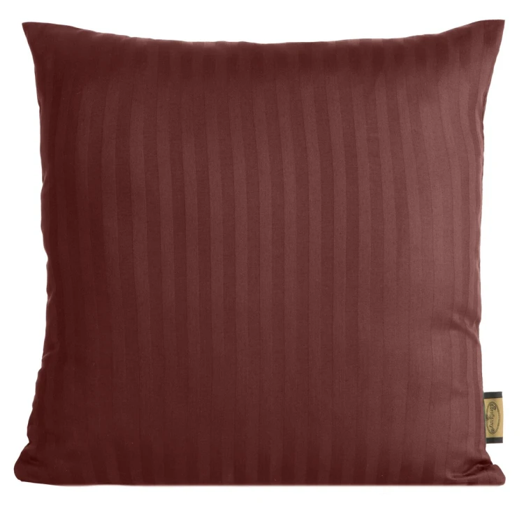 Poszewka Adamaszek 40x40 100% Bawełna Vera Burgundowa Eurofirany