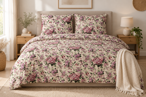 Pościel 160x200 + 2 Poszewki 100% Bawełna P550 Harmony Collection Famitex
