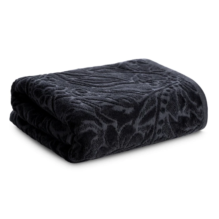 Ręcznik 30x50 450g 100% Bawełna Aurora Czarny Eurofirany