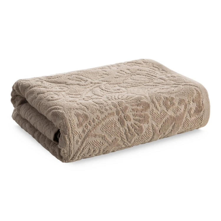 Ręcznik 50x90 450g 100% Bawełna Aurora Ciemny Beżowy Eurofirany