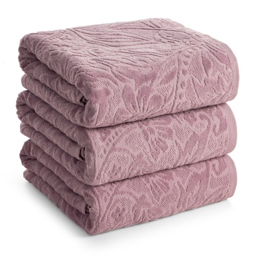 Ręcznik 50x90 450g 100% Bawełna Aurora Ciemny Pudrowy Eurofirany