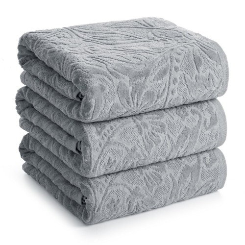 Ręcznik 50x90 450g 100% Bawełna Aurora Srebrny Eurofirany