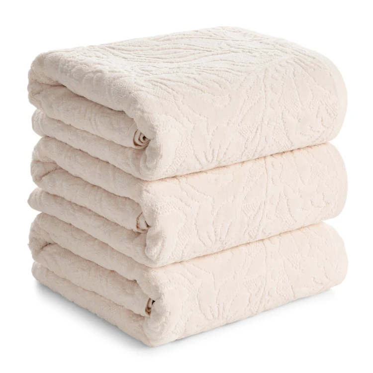 Ręcznik 70x140 450g 100% Bawełna Aurora Kremowy Eurofirany