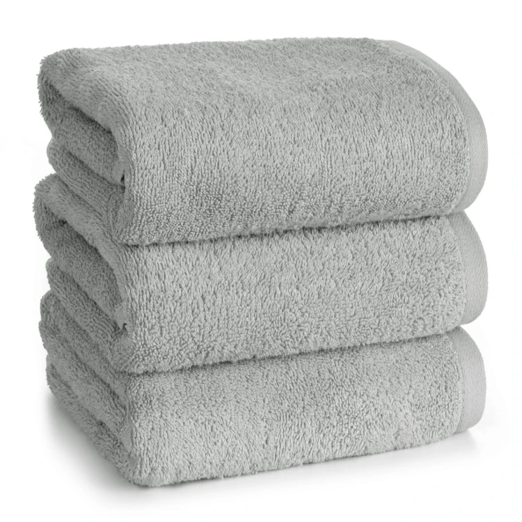 Ręcznik 30x50 500g 100% Bawełna Basic2 Srebrny Eurofirany