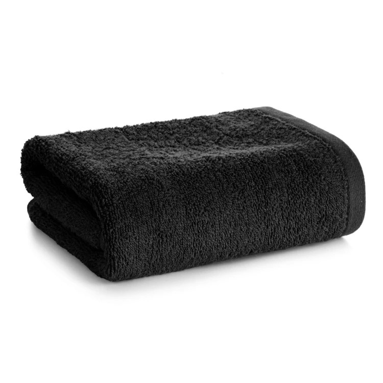 Ręcznik 50x90 500g 100% Bawełna Basic2 Czarny Eurofirany