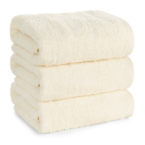 Ręcznik 50x90 500g 100% Bawełna Basic2 Kremowy Eurofirany