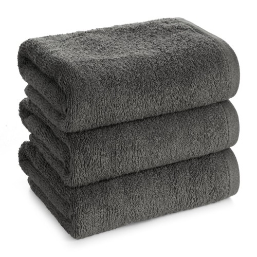 Ręcznik 50x90 500g 100% Bawełna Basic2 Stalowy Eurofirany